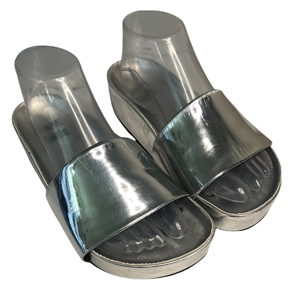 Jane and the shoe silver sandals